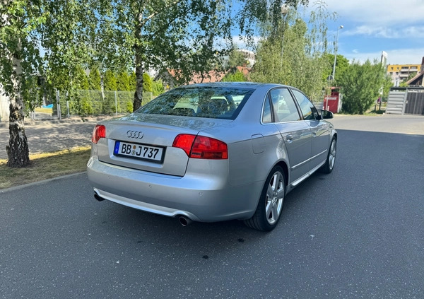 Audi A4 cena 24500 przebieg: 244000, rok produkcji 2006 z Września małe 497